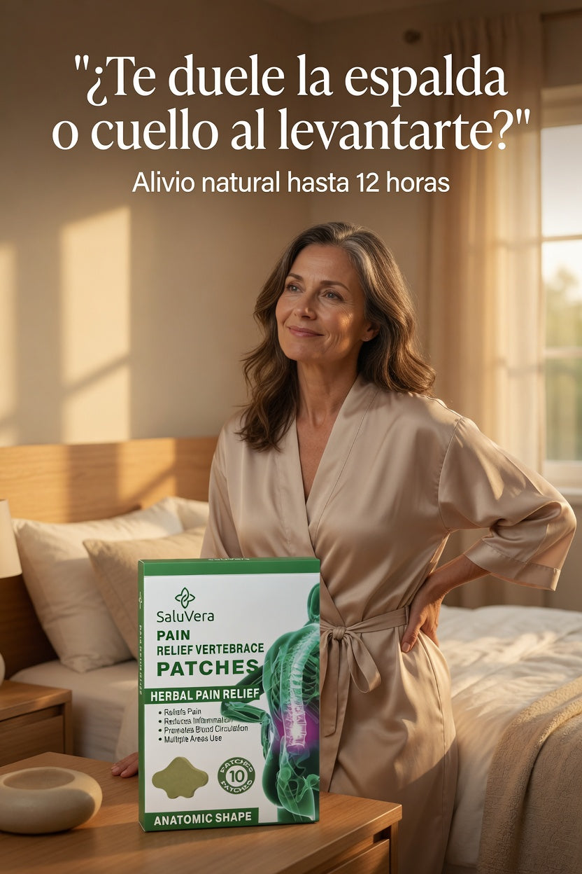 PARHES HERBAL SALUVERA ™ -Alivio Inmediato para Dolor de Espalda y Cuello