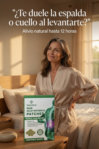 PARHES HERBAL SALUVERA ™ -Alivio Inmediato para Dolor de Espalda y Cuello