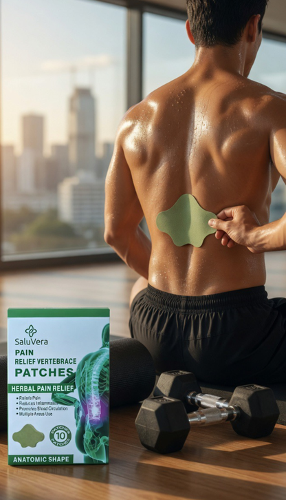 PARHES HERBAL SALUVERA ™ -Alivio Inmediato para Dolor de Espalda y Cuello