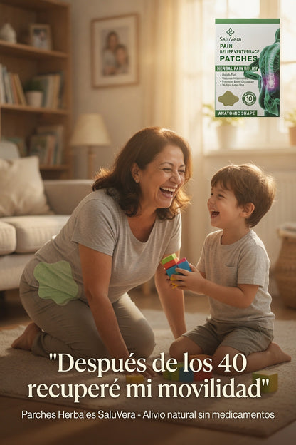 PARHES HERBAL SALUVERA ™ -Alivio Inmediato para Dolor de Espalda y Cuello