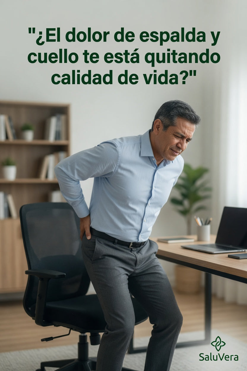 PARHES HERBAL SALUVERA ™ -Alivio Inmediato para Dolor de Espalda y Cuello